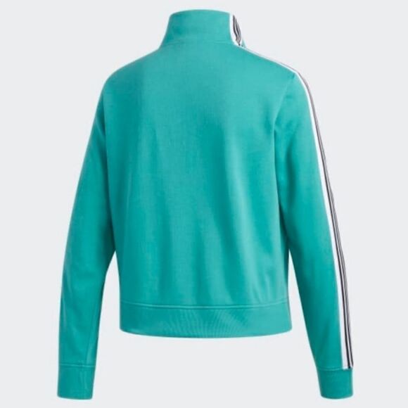 Adidas Women's Changeover True Green Half Zip Pullover - Picture 4 of 16